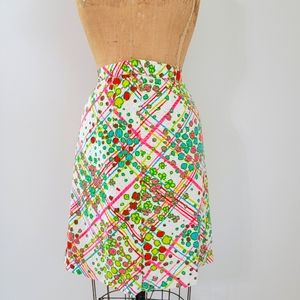 Vintage Handmade Mod Mini Skirt